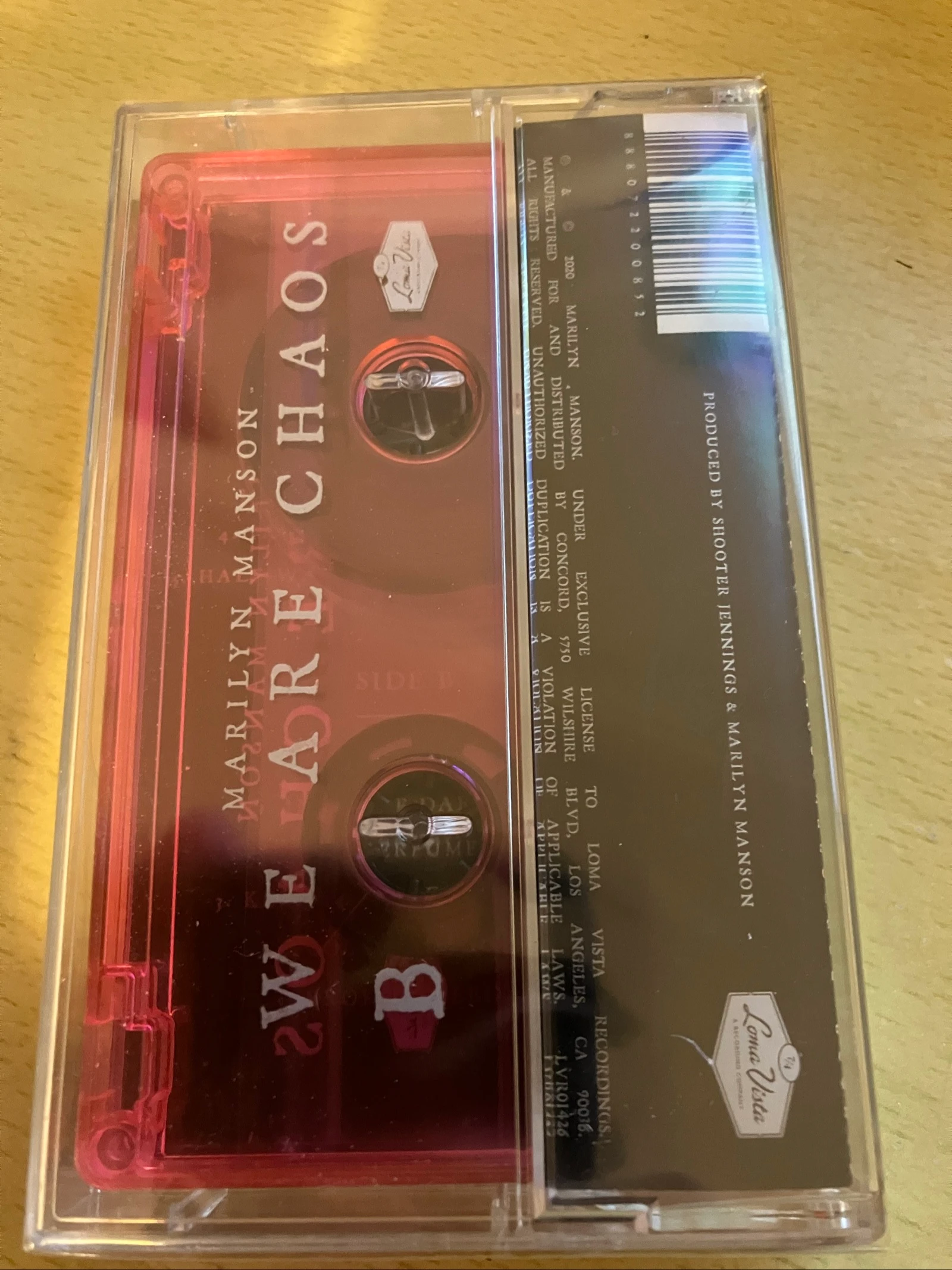 Marilyn Manson - We Are Chaos - casete k7 (leer descripción / read description) – photo 2